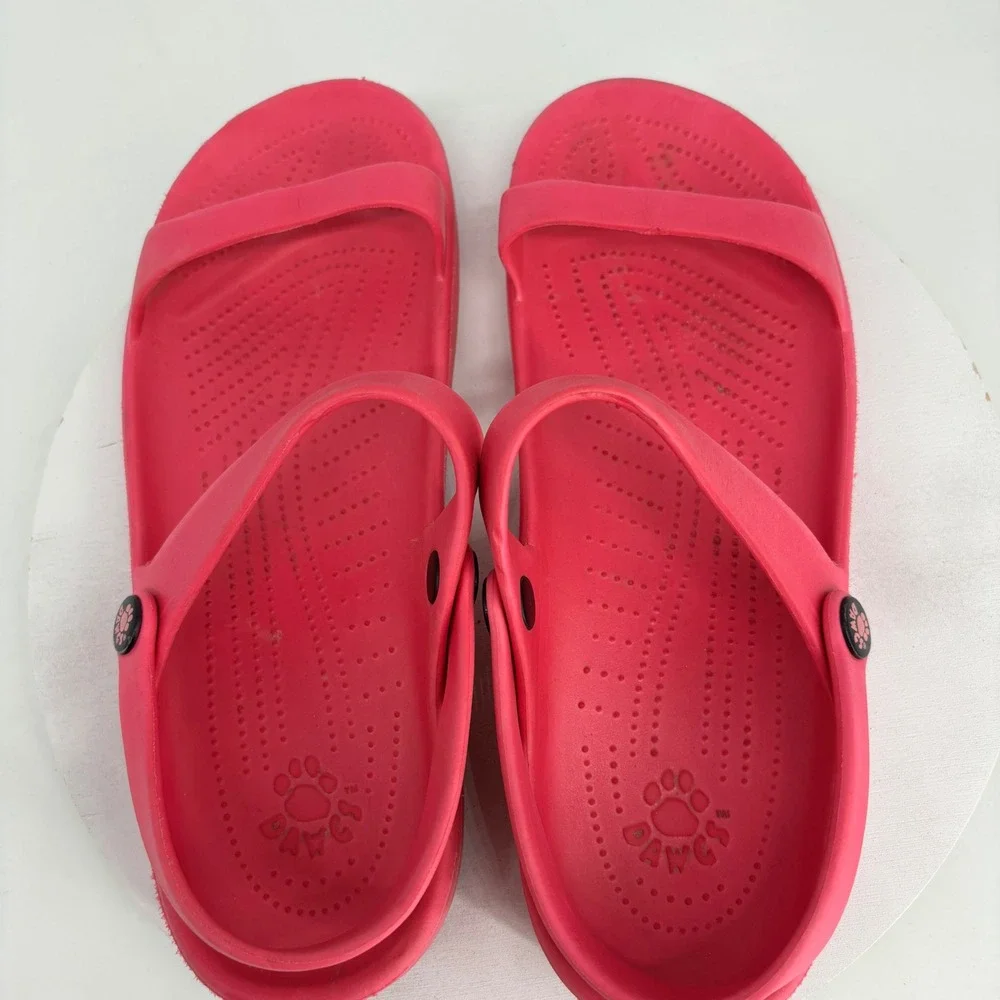 Dawgs Z Sandal Women Sz 10 Pink Swim Summer Strappy Lightweight Comfort Slip On